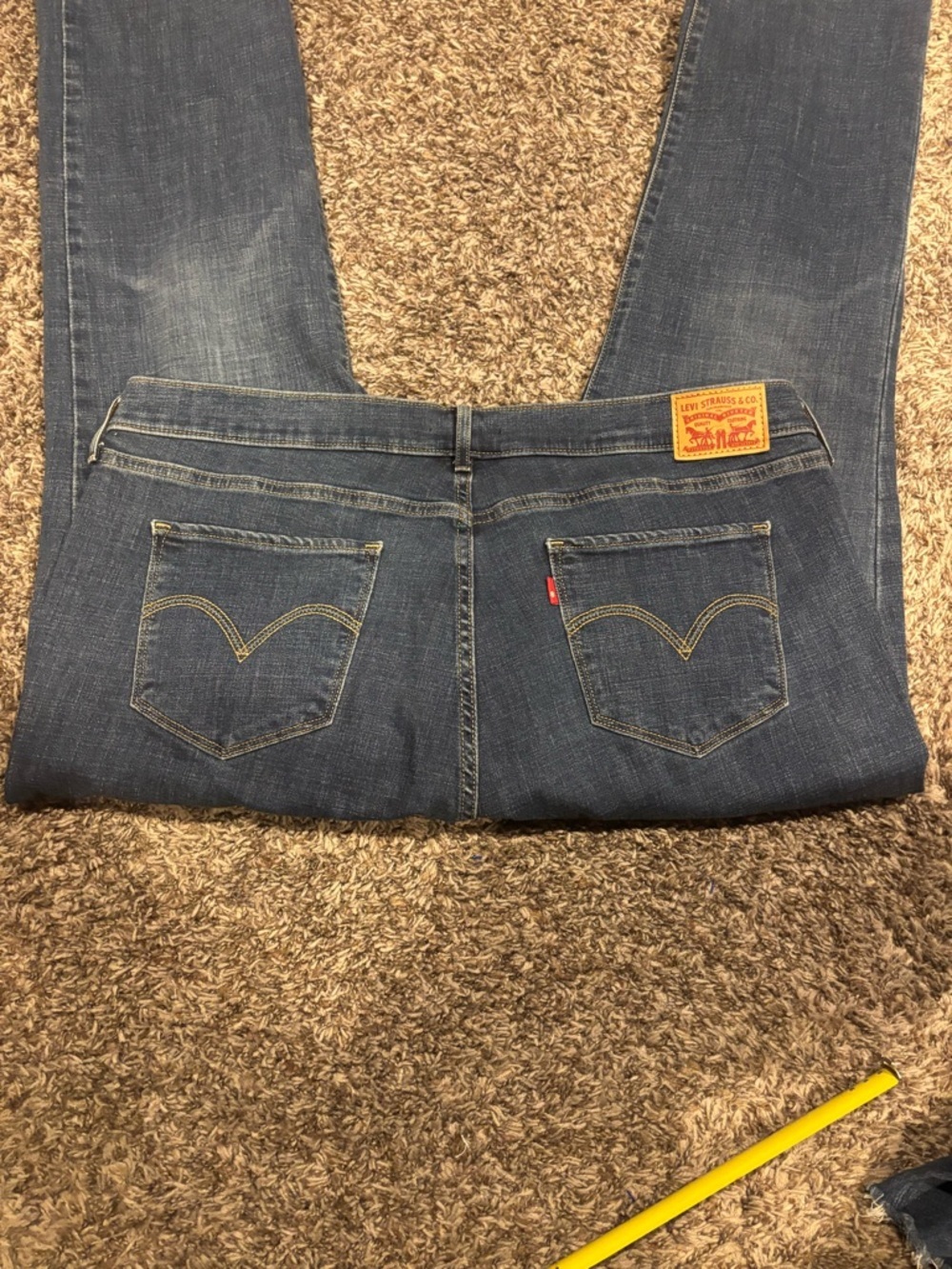 Levi's Women's Dark Blue Classic Straight Leg Jeans
